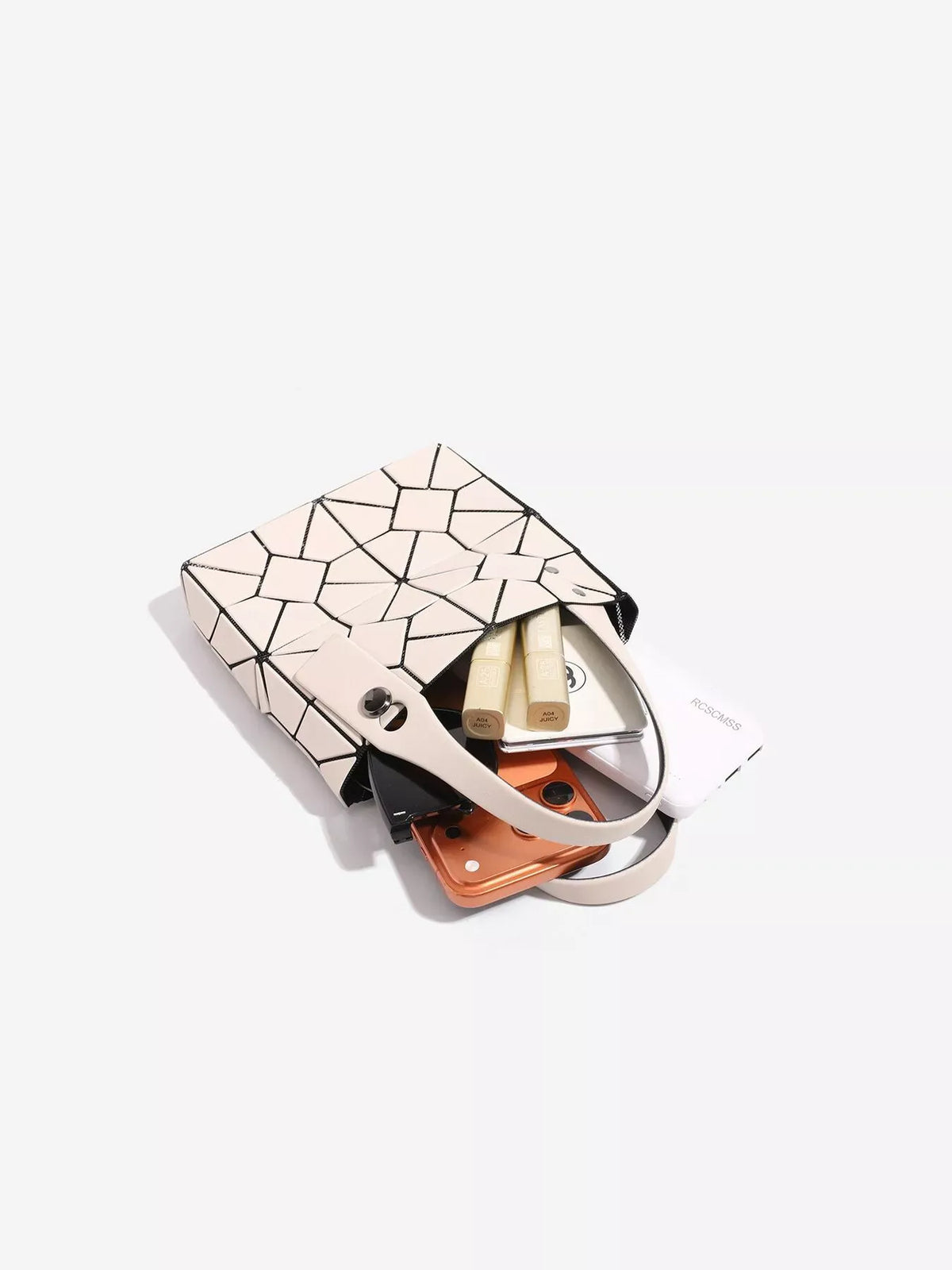 MATTE GEOMETRIC HANDBAG The Nichole Collection - Official Site