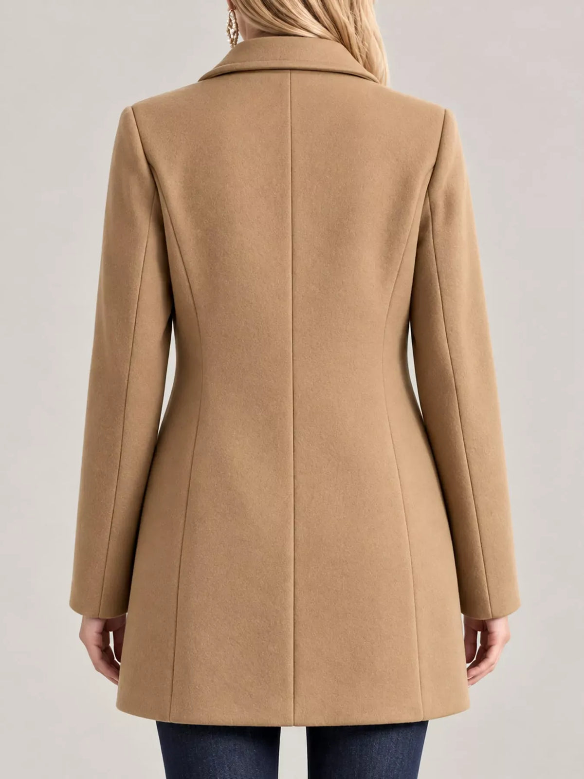 Cashmere-Blend Tailored Coat The Nichole Collection