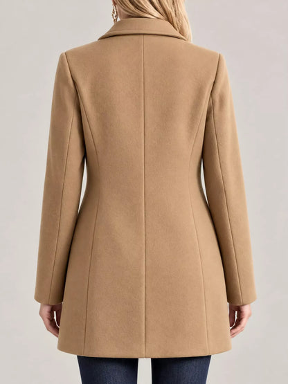 Cashmere-Blend Tailored Coat The Nichole Collection