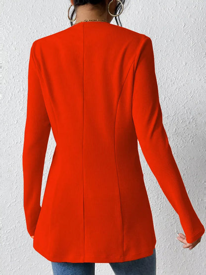 Single-Button Long-Sleeve Blazer The Nichole Collection - Official Site