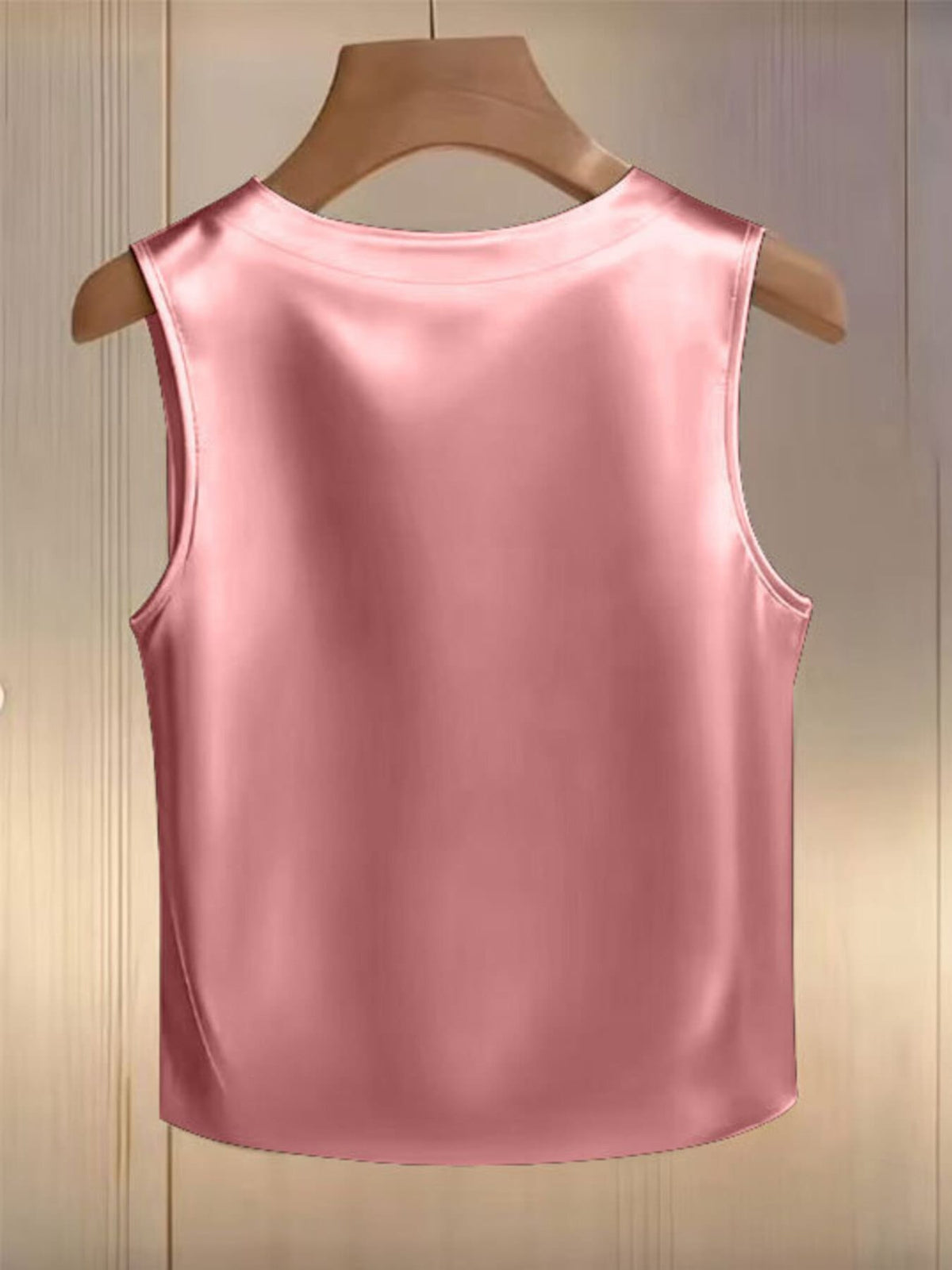Pearl-Embellished Satin Blouse The Nichole Collection