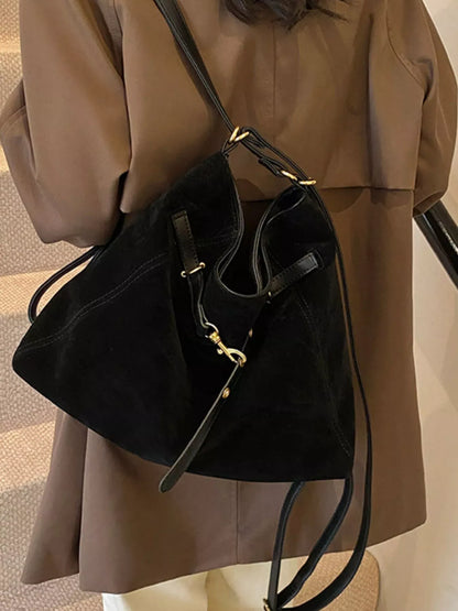 Adjustable Strap Crossbody Bag Black / ONESIZE The Nichole Collection