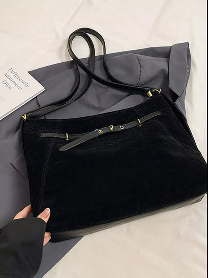 Adjustable Strap Crossbody Bag Black / ONESIZE The Nichole Collection