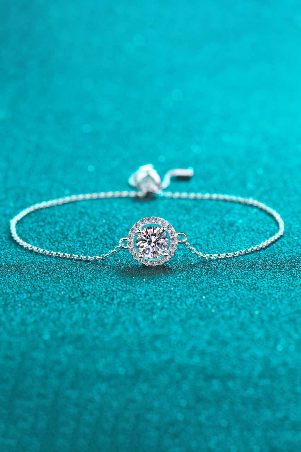 Adored Show You The Way Moissanite Bracelet Silver / One Size The Nichole Collection