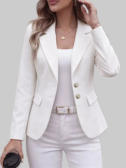 Two-Button Notched-Lapel Blazer The Nichole Collection - Official Site
