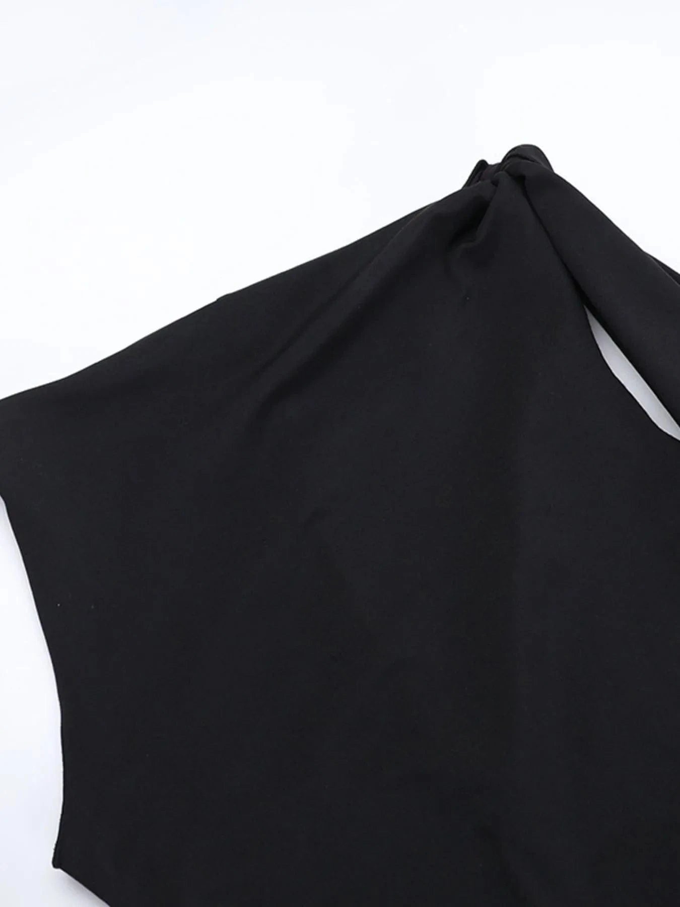 Asymmetrical Tied Sleeveless Maxi Dress Dresses The Nichole Collection