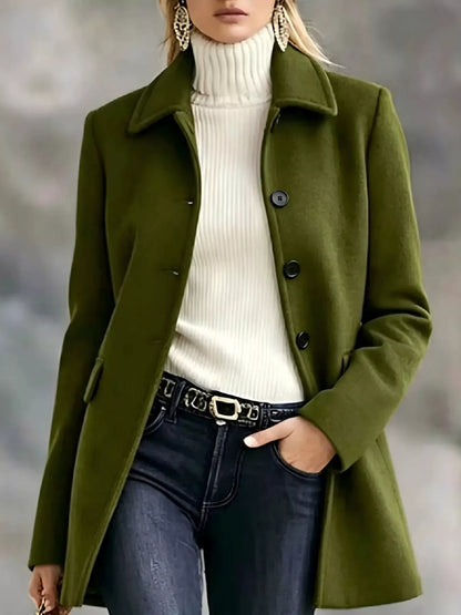 Cashmere-Blend Tailored Coat The Nichole Collection