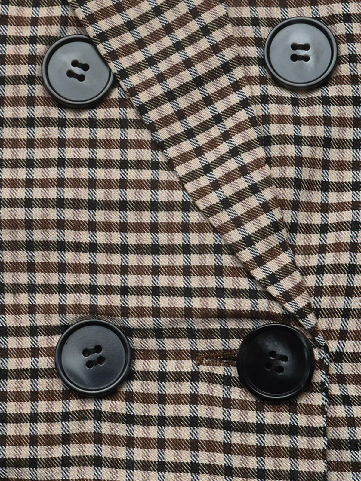 Double-Breasted Plaid Blazer The Nichole Collection - Official Site