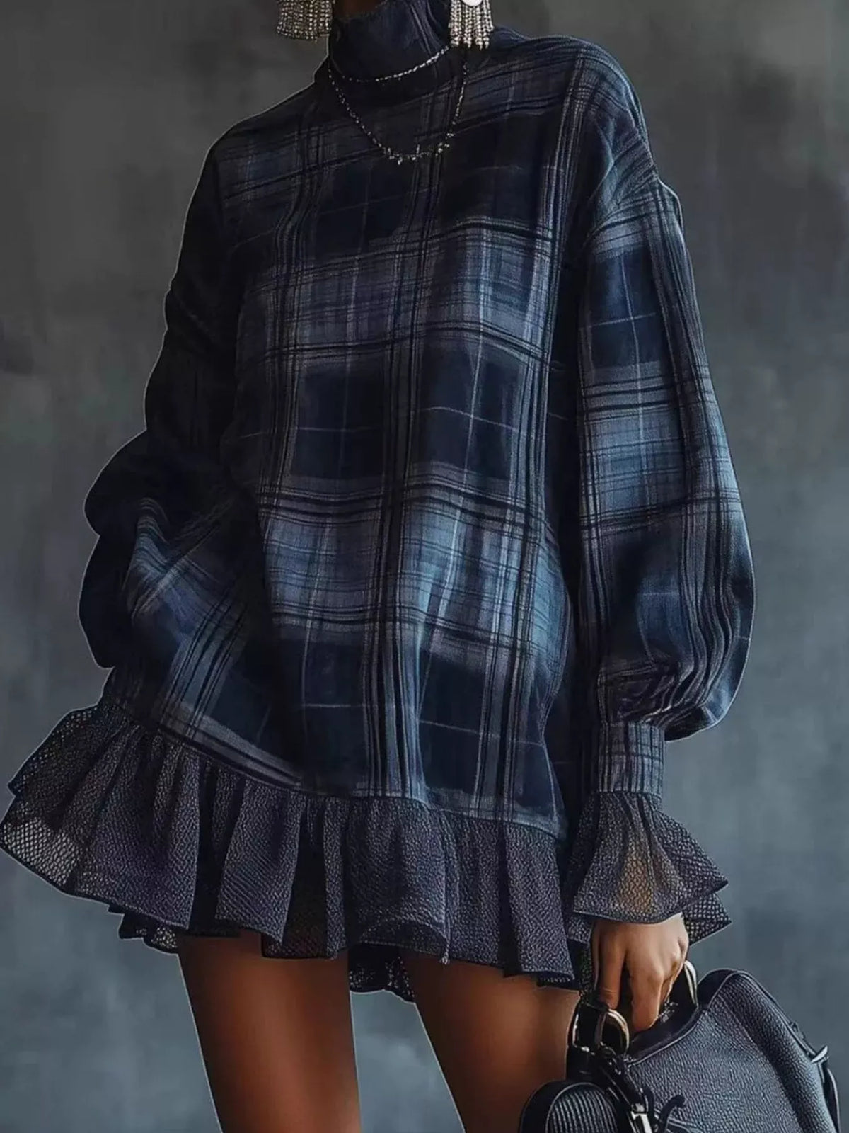 THE PLAID RUFFLE MINI The Nichole Collection - Official Site
