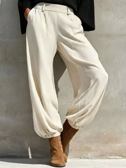 ONE-SHOULDER KNIT TOP & HIGH-WAIST PANTS SET The Nichole Collection - Official Site