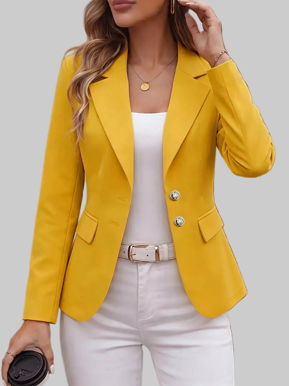 Two-Button Notched-Lapel Blazer The Nichole Collection - Official Site