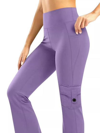 High-Waisted Yoga Pants with Pockets The Nichole Collection - Official Site