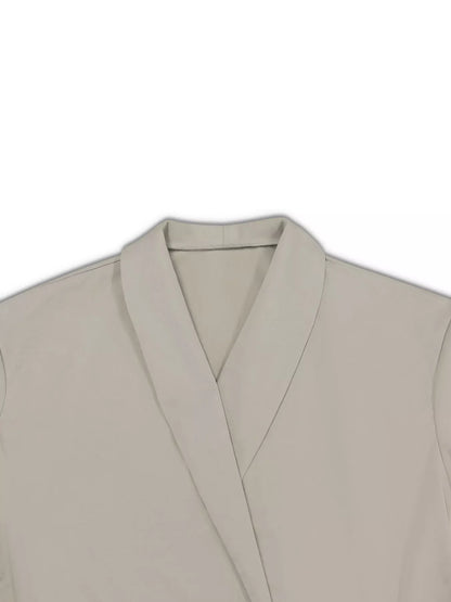 Belted Long Sleeve Blazer and Pants Set Women's Sets The Nichole Collection