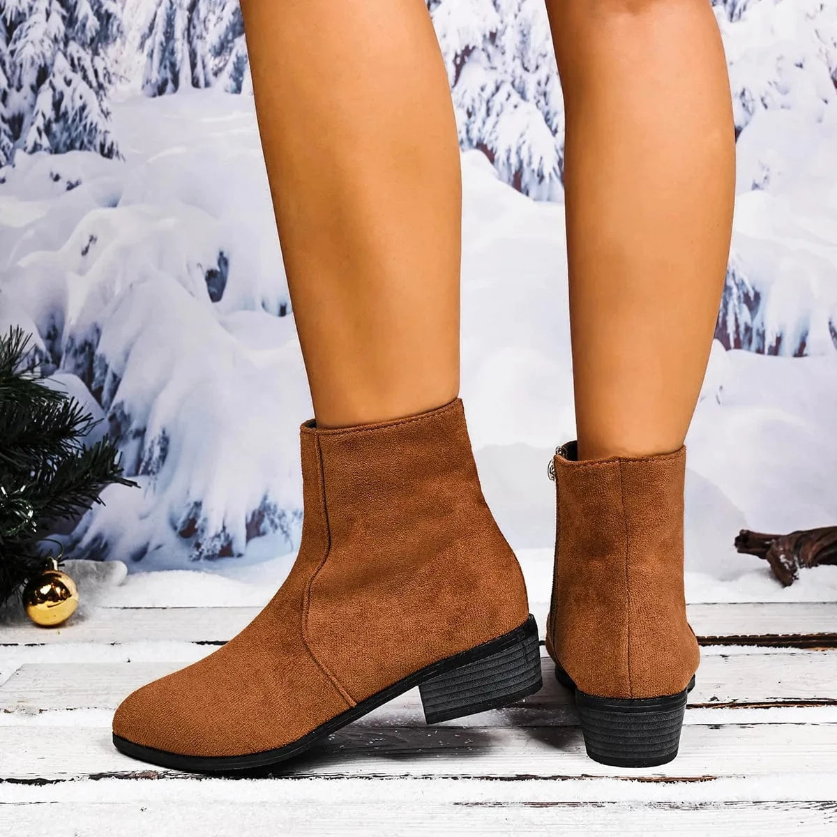Block Heels Chelsea Boots The Nichole Collection