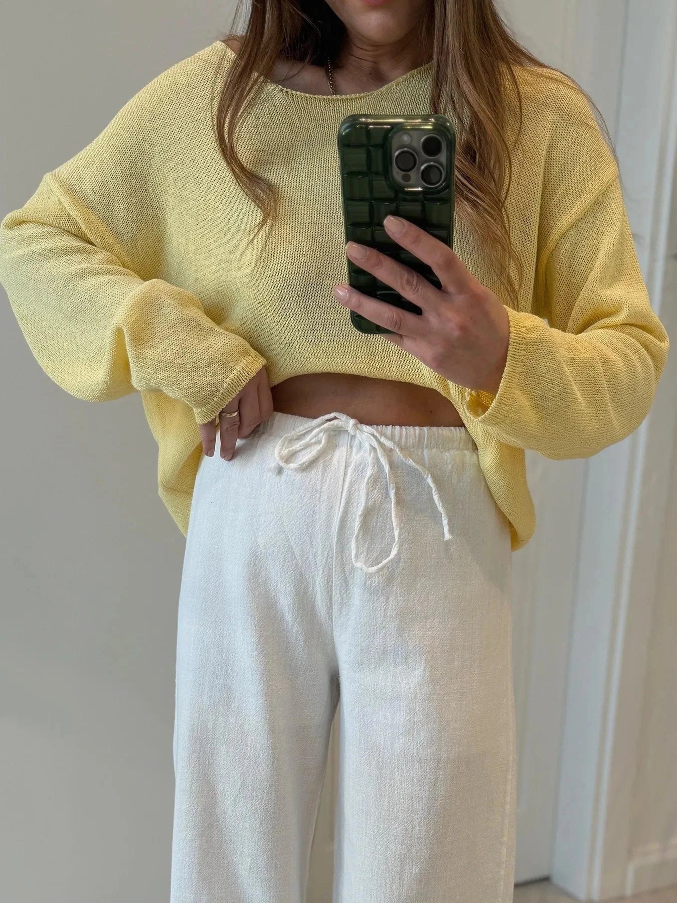 Boat Neck Drop Shoulder Sweater The Nichole Collection