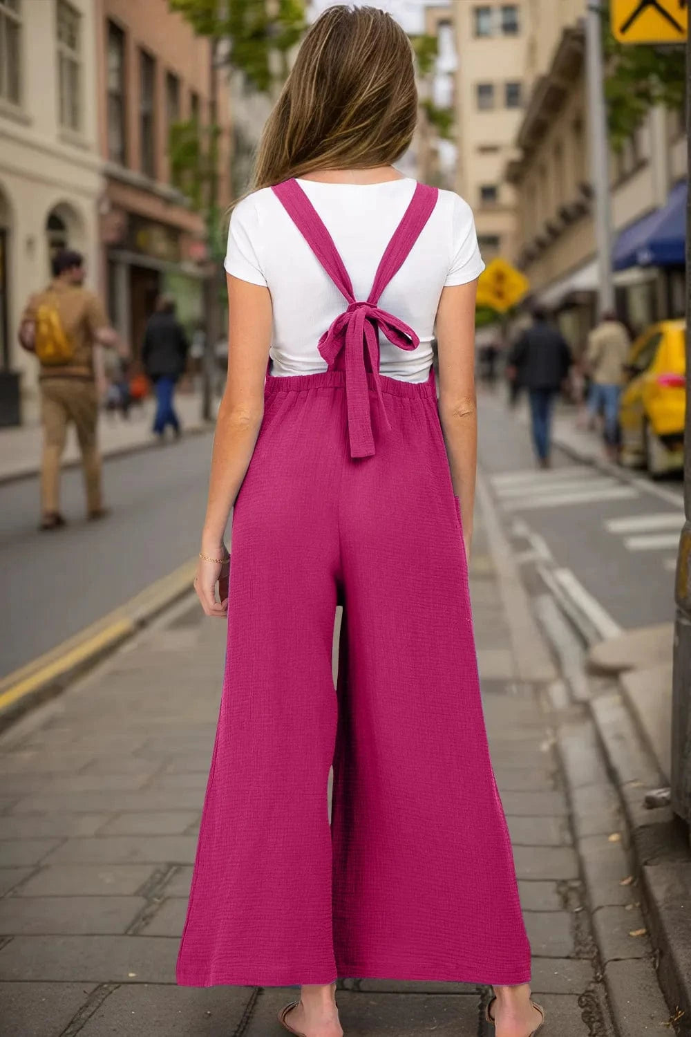 Boho Breeze Wide-Leg Overalls The Nichole Collection