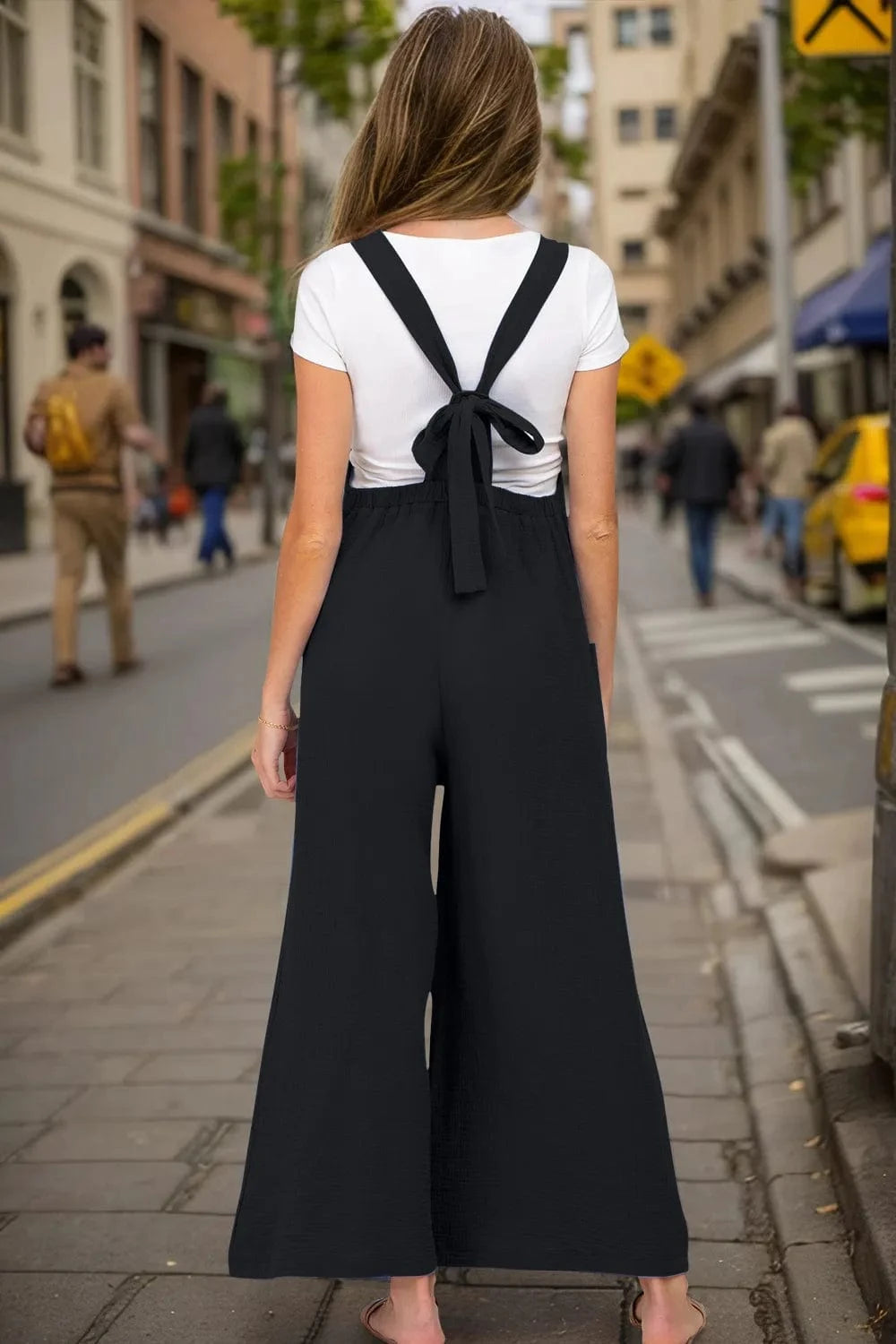 Boho Breeze Wide-Leg Overalls The Nichole Collection