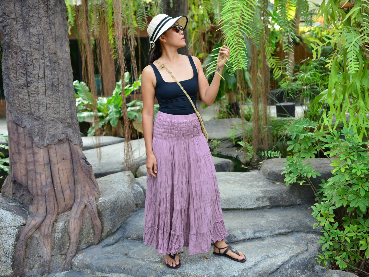 Boho Hippie Maxi Cotton Long Skirt The Nichole Collection