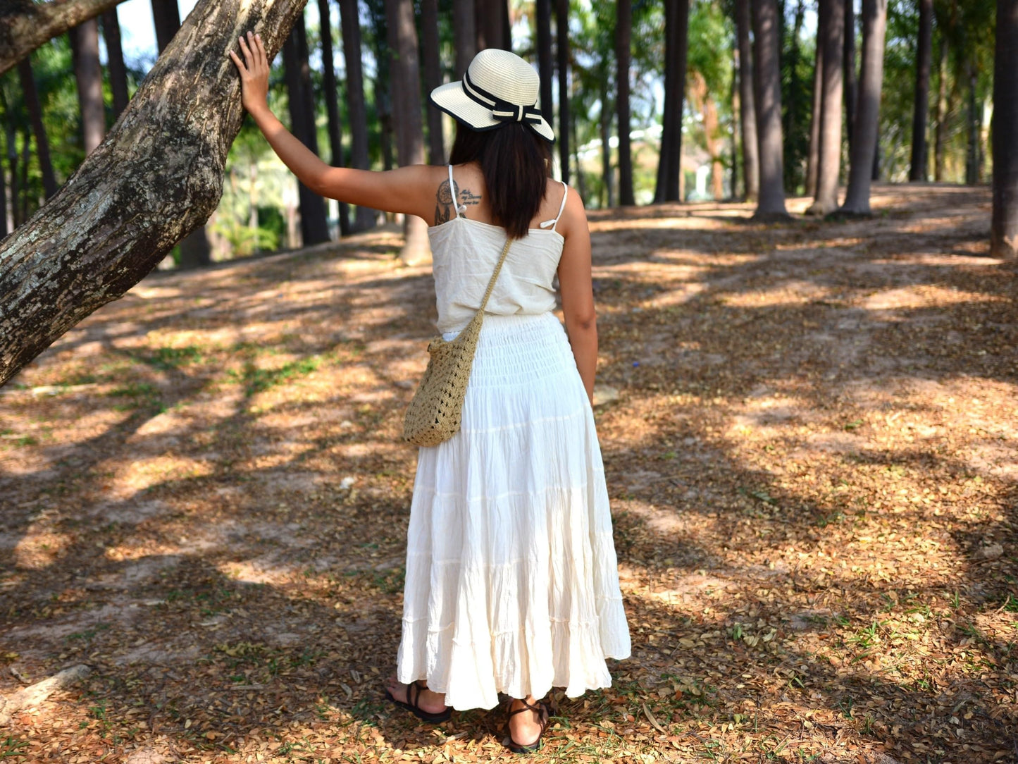 Boho Hippie Maxi Cotton Long Skirt The Nichole Collection