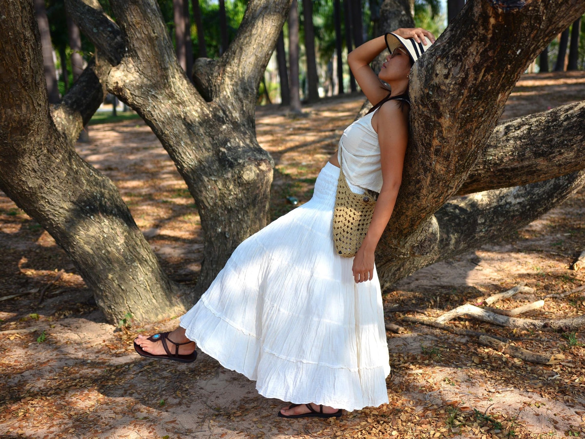 Boho Hippie Maxi Cotton Long Skirt The Nichole Collection