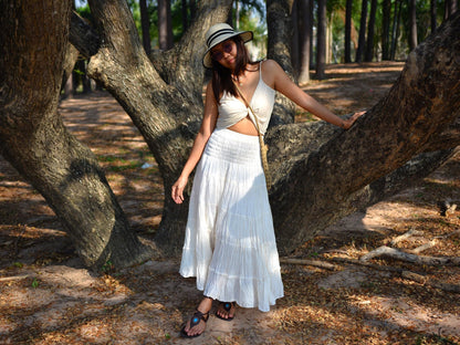 Boho Hippie Maxi Cotton Long Skirt The Nichole Collection