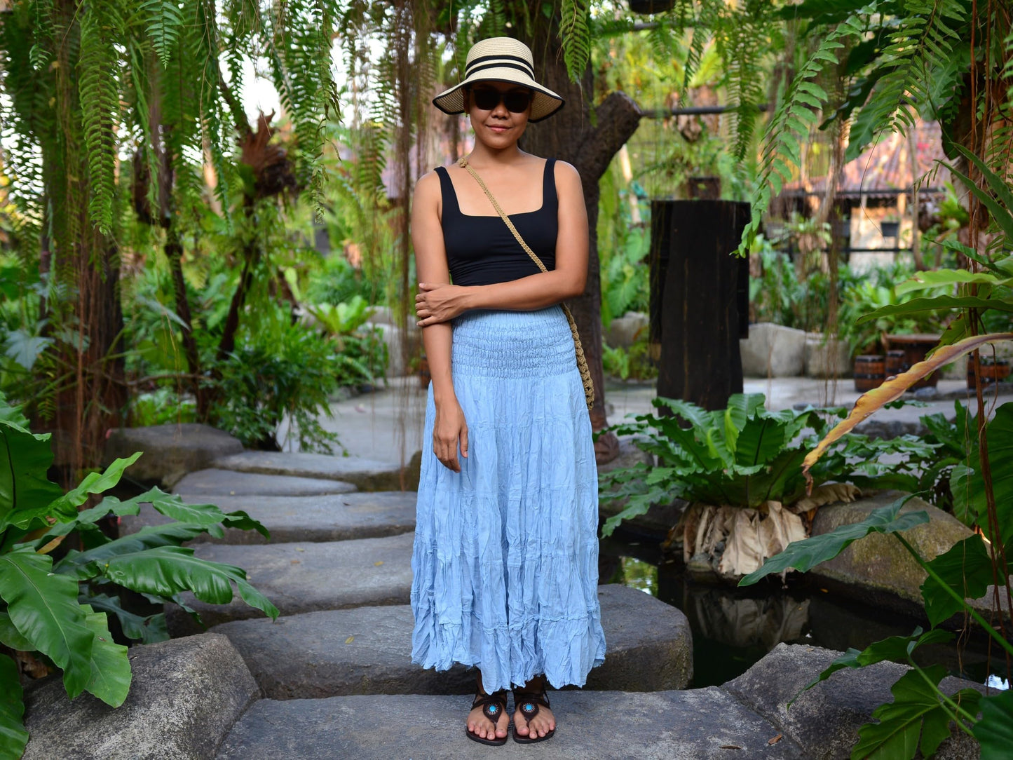 Boho Hippie Maxi Cotton Long Skirt The Nichole Collection