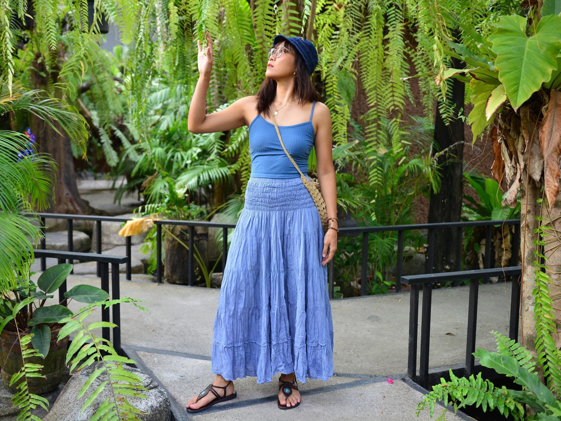 Boho Hippie Maxi Cotton Long Skirt The Nichole Collection