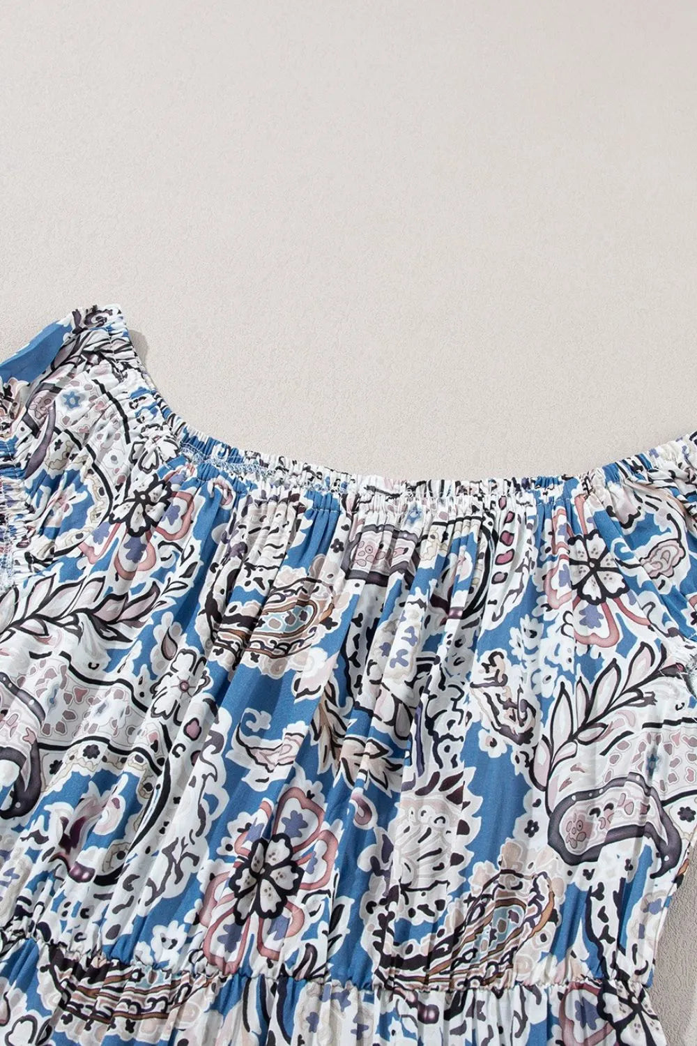 Boho Paisley Print Off Shoulder Maxi Dress Maxi Dresses The Nichole Collection - Official Site