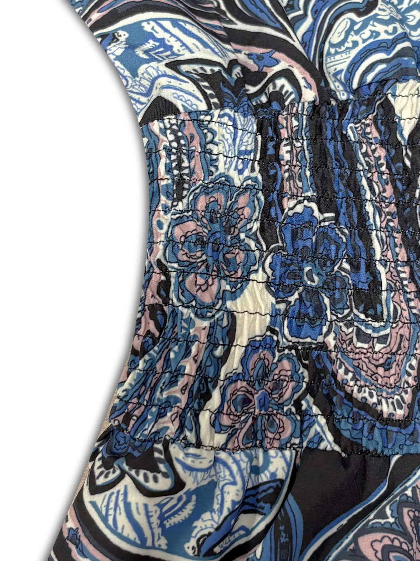 Boho Printed V-Neck Cap Sleeve Maxi Dress THE NICHOLE COLLECTION - Official Site