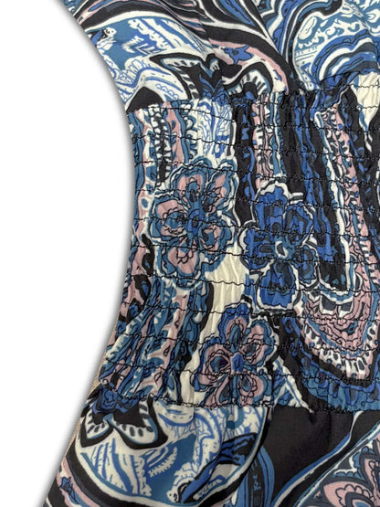 Boho Printed V-Neck Cap Sleeve Maxi Dress THE NICHOLE COLLECTION - Official Site