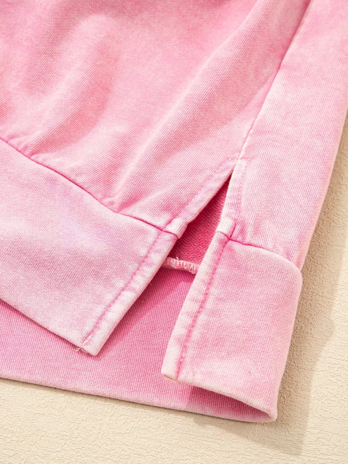Bow Detail Mineral Wash Sweatshirt Sweatshirt The Nichole Collection