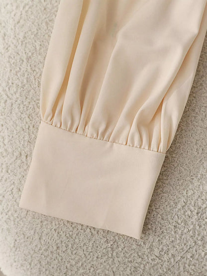 Bow Tie Long Sleeve Shirt The Nichole Collection