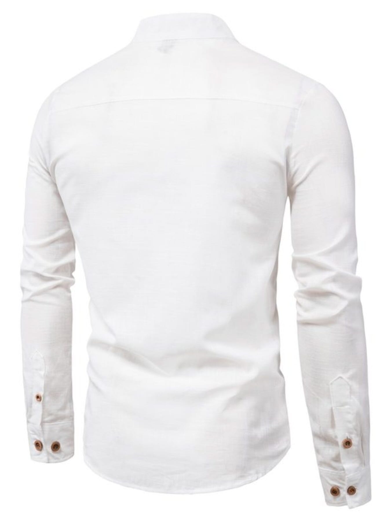 Button Detail Long Sleeve Shirt | The Nichole Collection