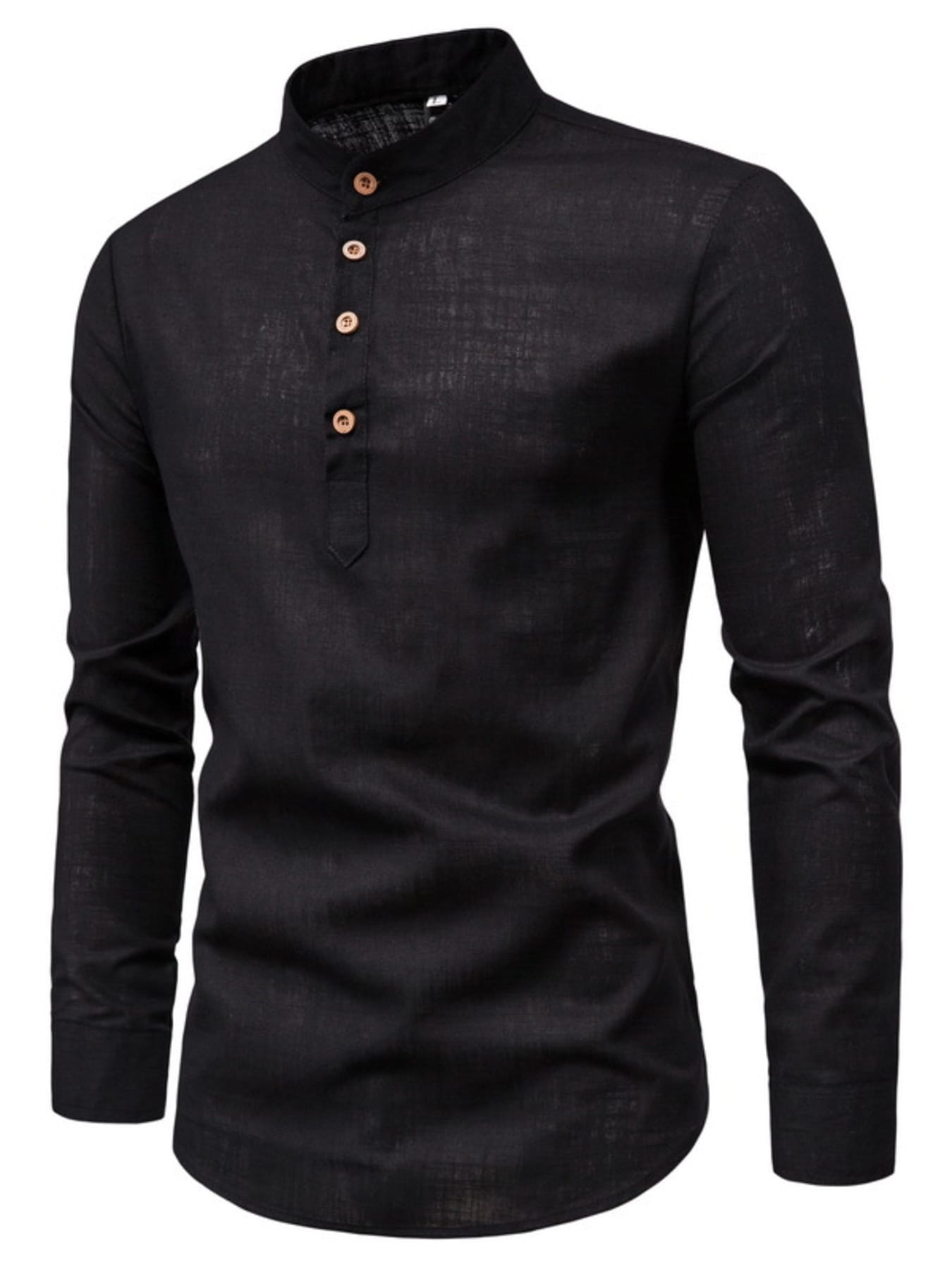 Button Detail Long Sleeve Shirt | The Nichole Collection
