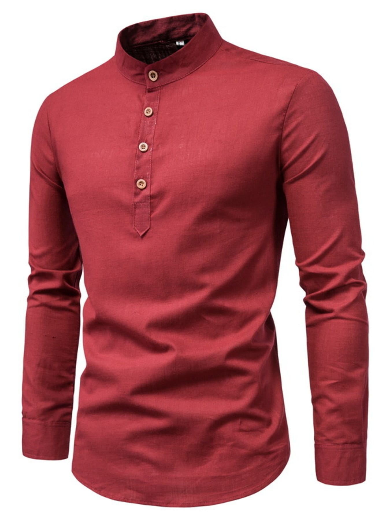Button Detail Long Sleeve Shirt | The Nichole Collection
