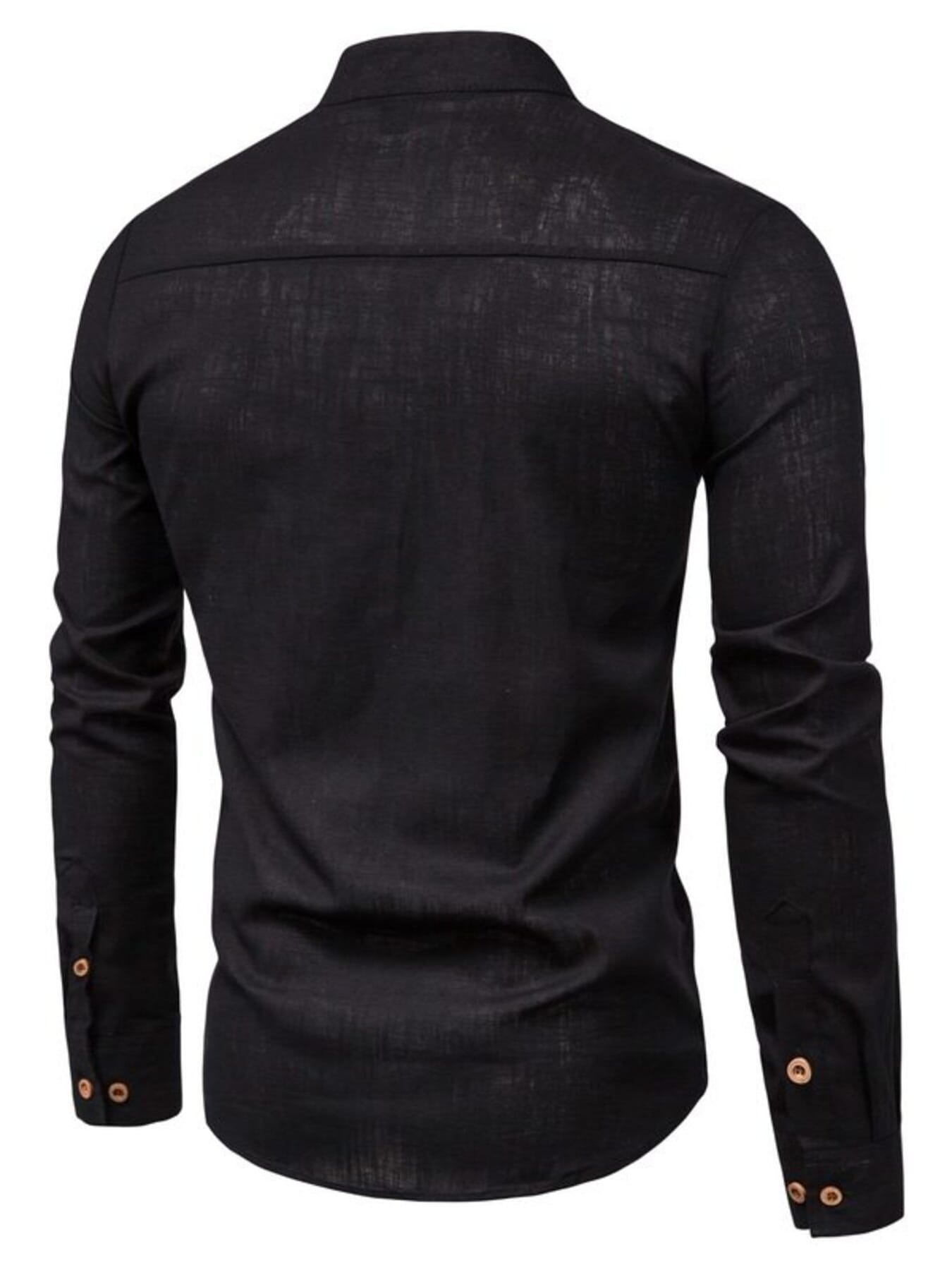 Button Detail Long Sleeve Shirt | The Nichole Collection