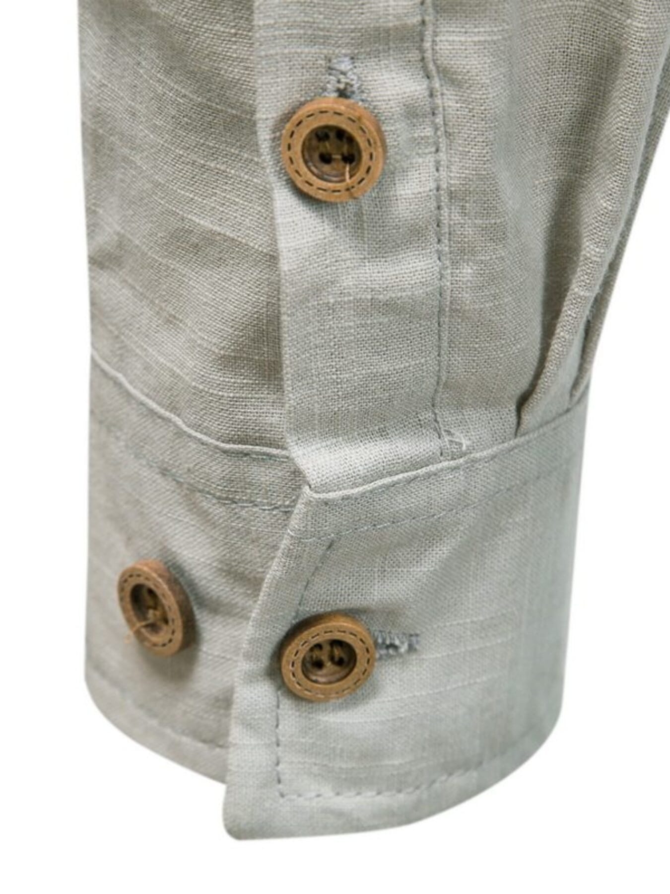Button Detail Long Sleeve Shirt | The Nichole Collection