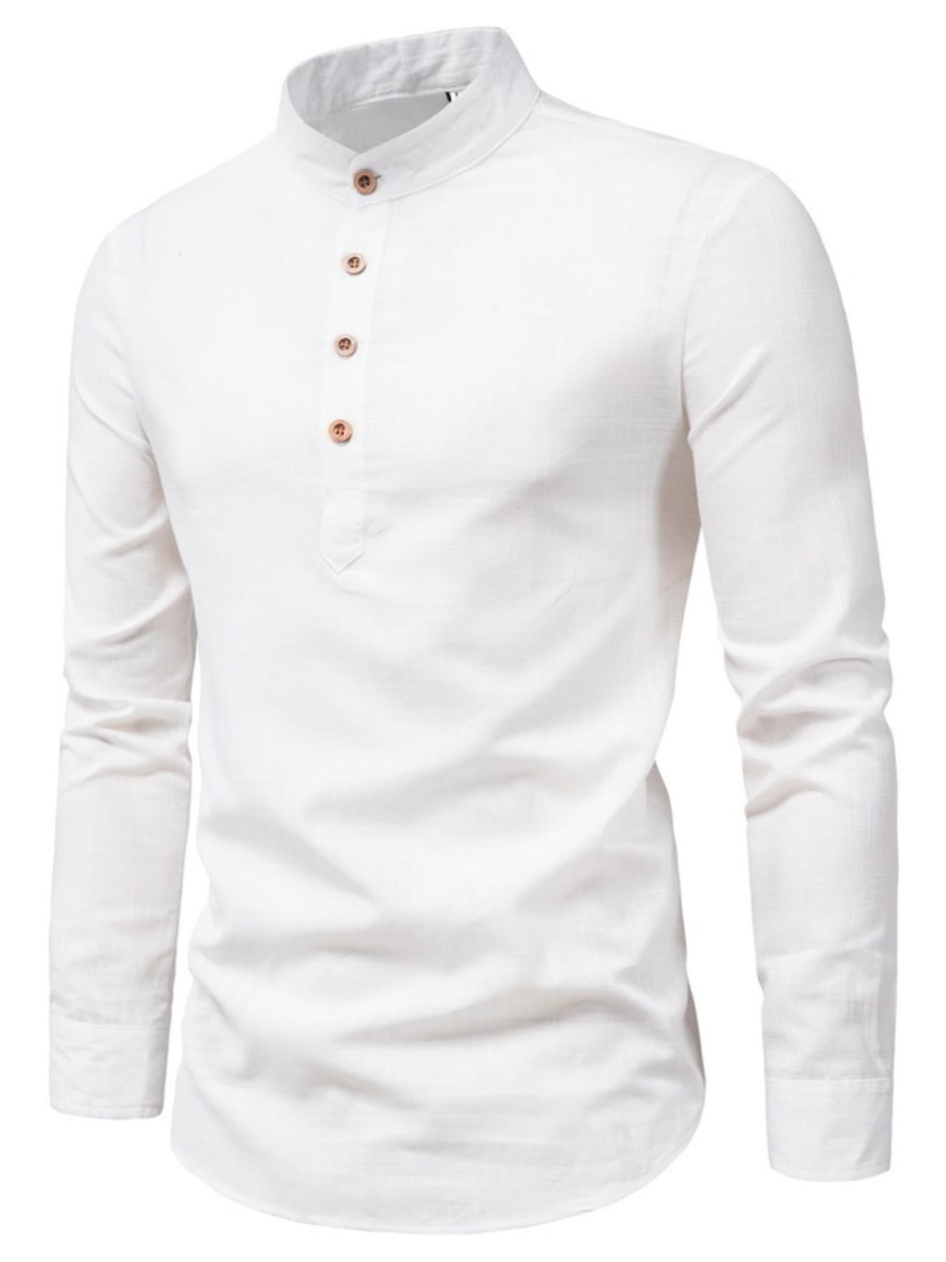 Button Detail Long Sleeve Shirt | The Nichole Collection