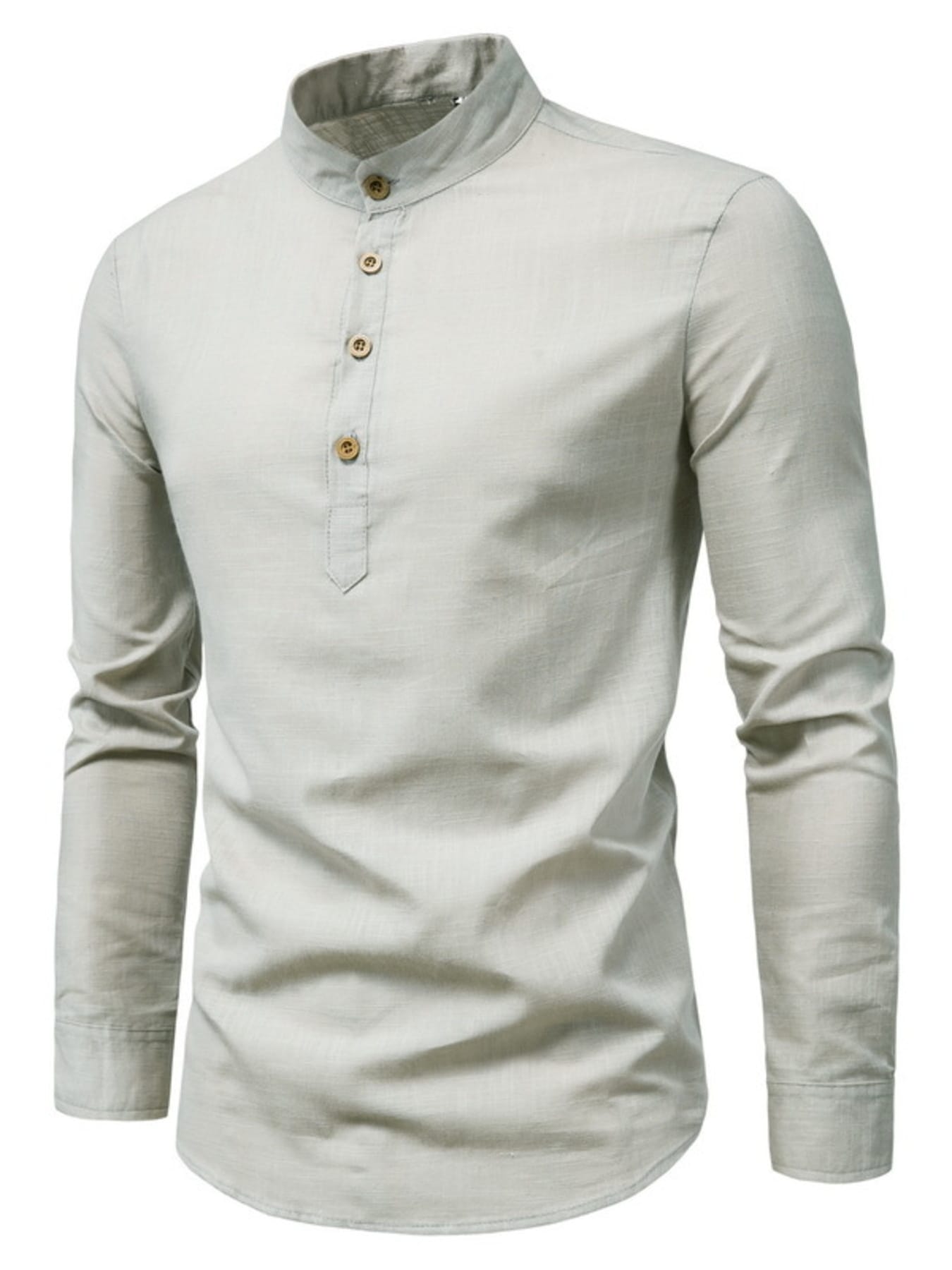 Button Detail Long Sleeve Shirt | The Nichole Collection