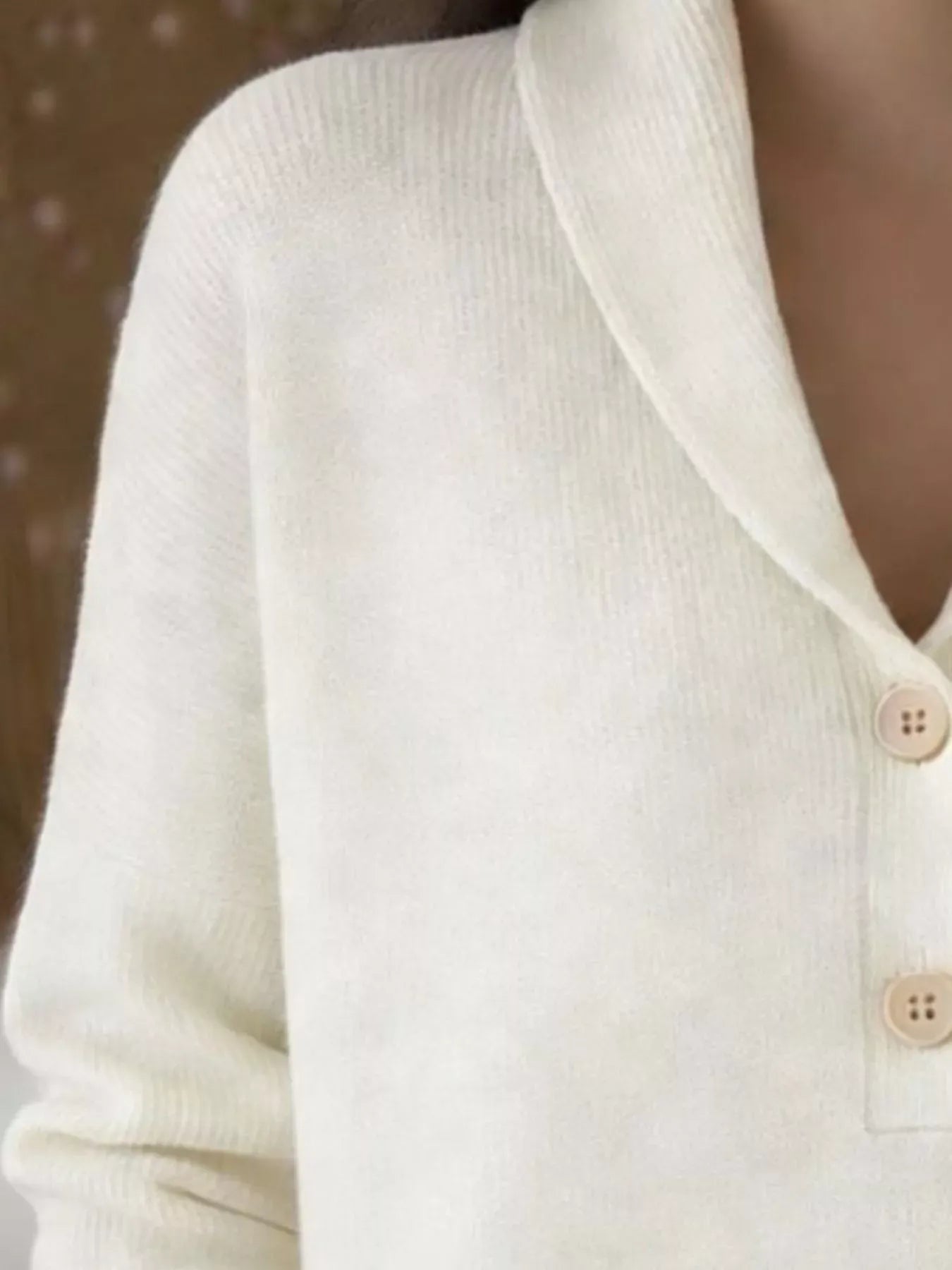 Button Detail Long Sleeve Sweater | The Nichole Collection