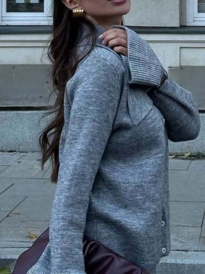 Button Down Long Sleeve Cardigan and Skirt Knit Set The Nichole Collection - Official Site