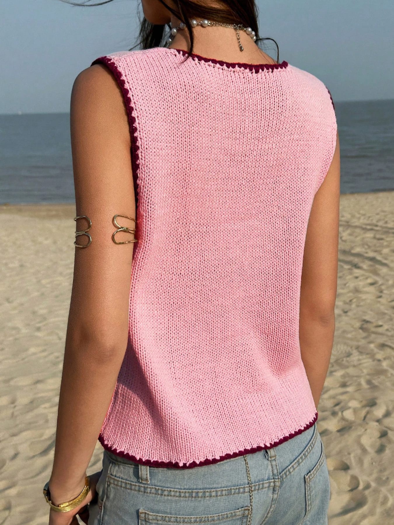 Button-Down Sweater Vest The Nichole Collection - Official Site