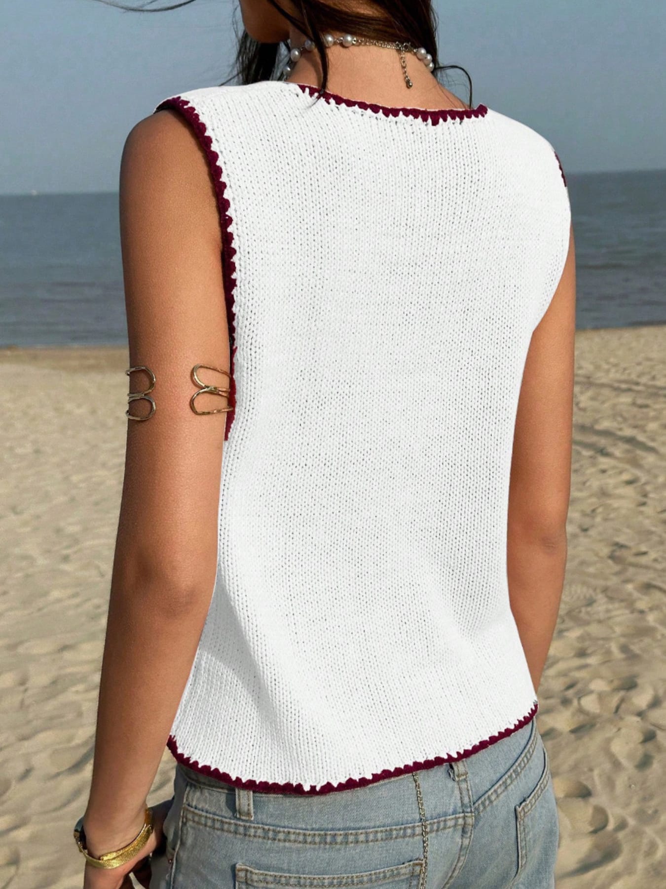 Button-Down Sweater Vest The Nichole Collection - Official Site
