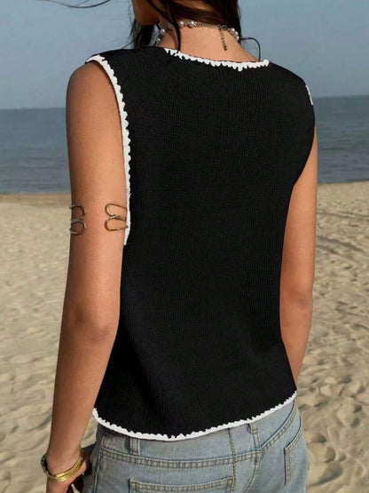 Button-Down Sweater Vest The Nichole Collection - Official Site