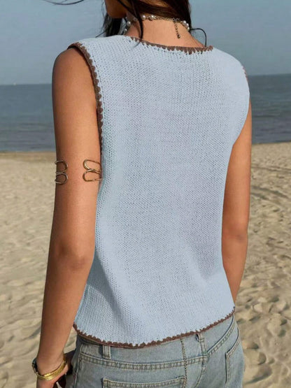 Button-Down Sweater Vest The Nichole Collection - Official Site