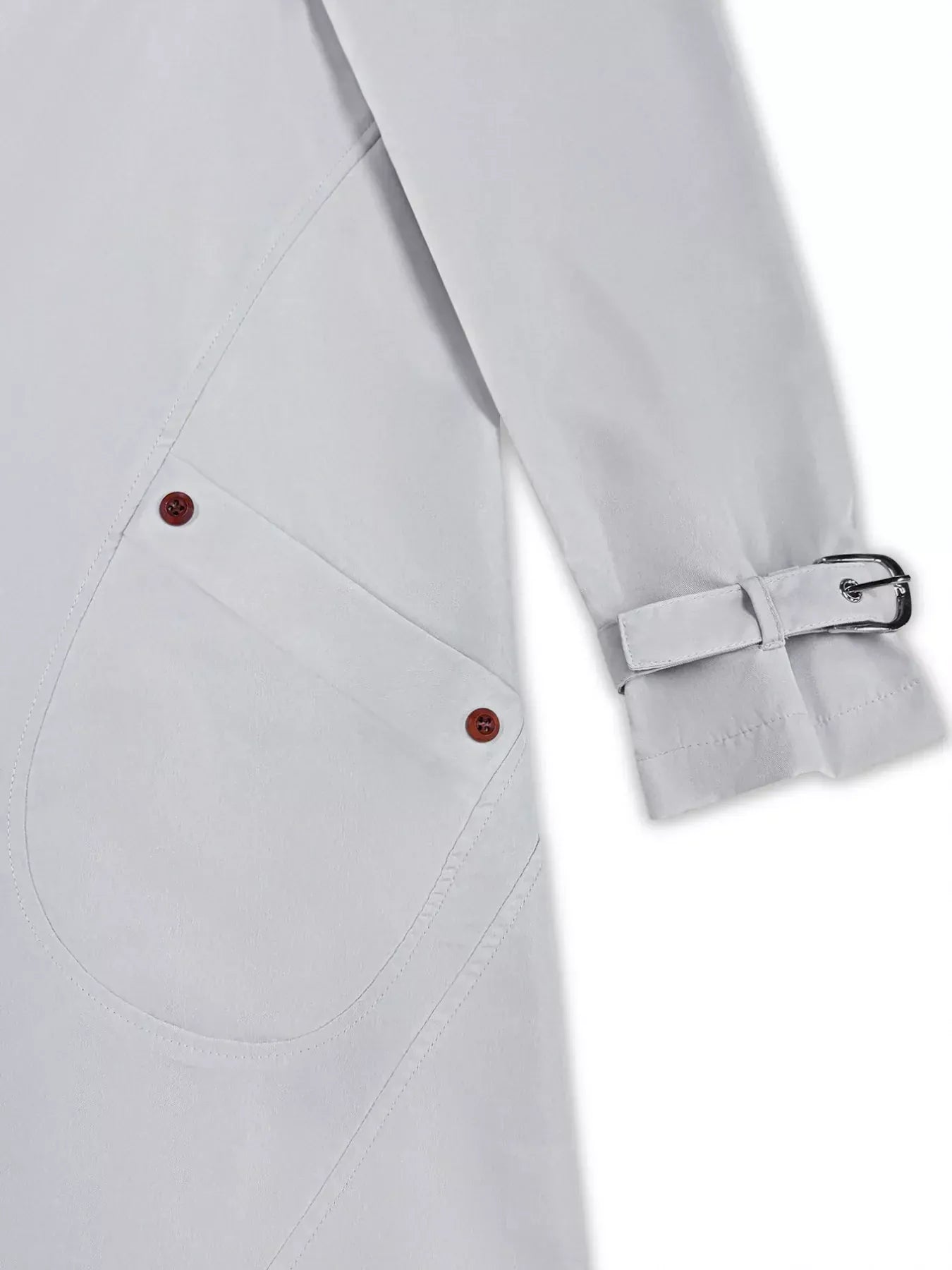 Button Up Hooded Longline Trench Coat The Nichole Collection