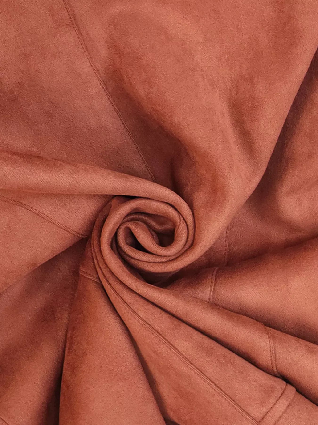 Button Up Lapel Collar Blazer - Khaki / S