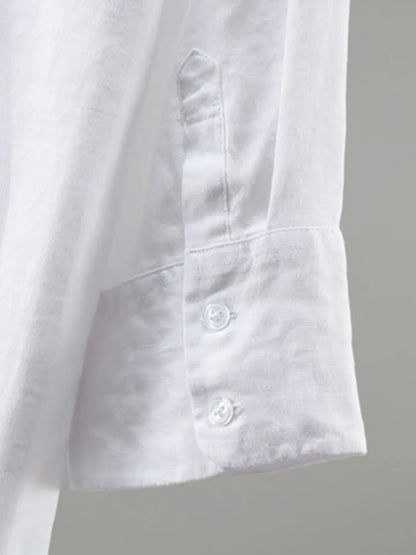 Button Up Long Sleeve Shirt | The Nichole Collection