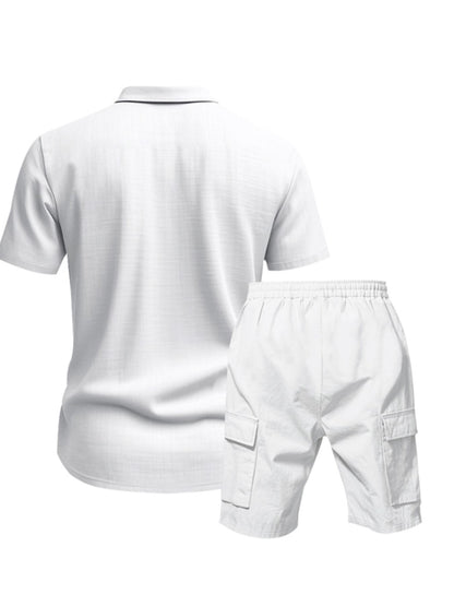Button Up Shirt and Shorts Set | The Nichole Collection