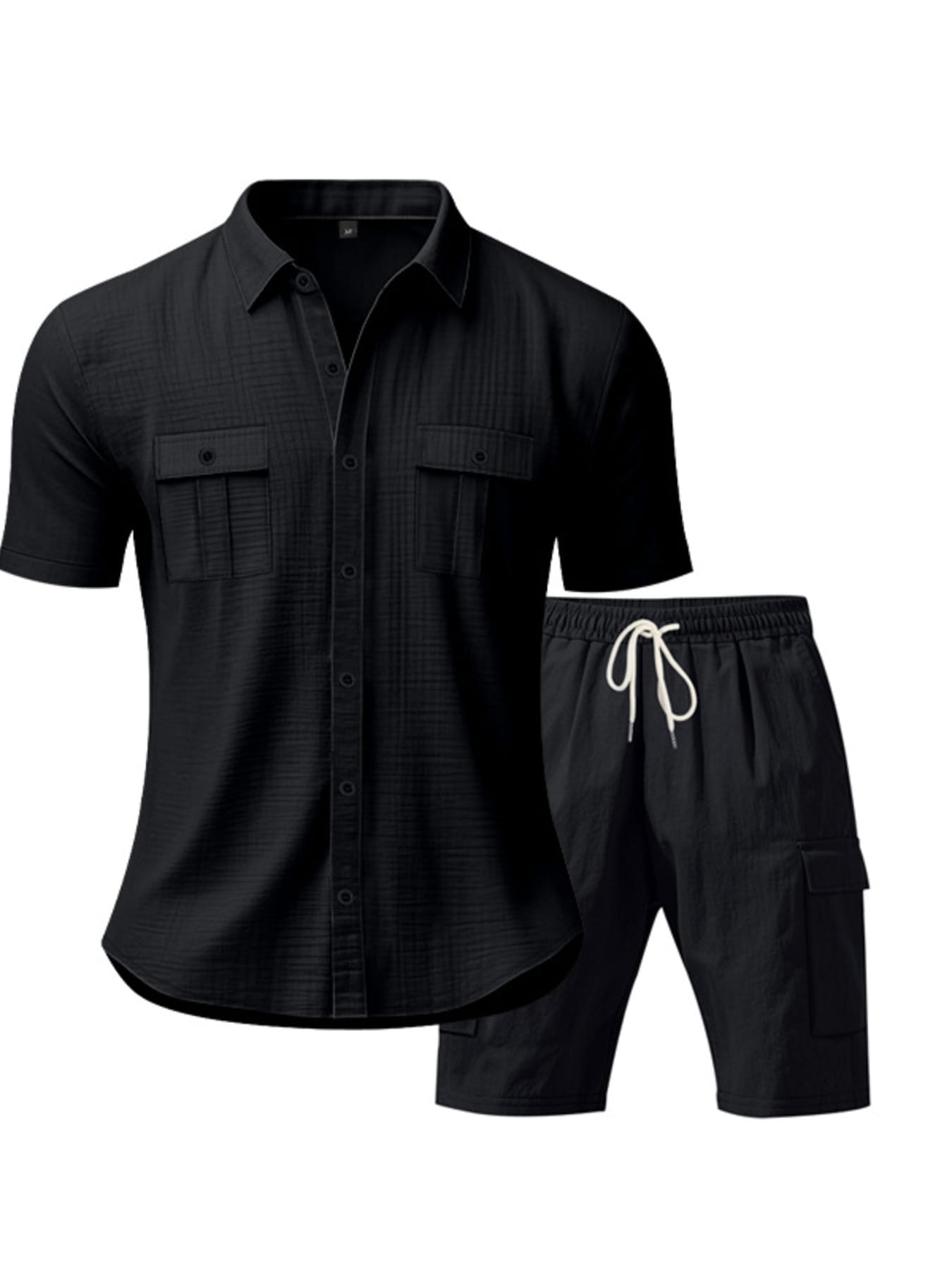 Button Up Shirt and Shorts Set | The Nichole Collection